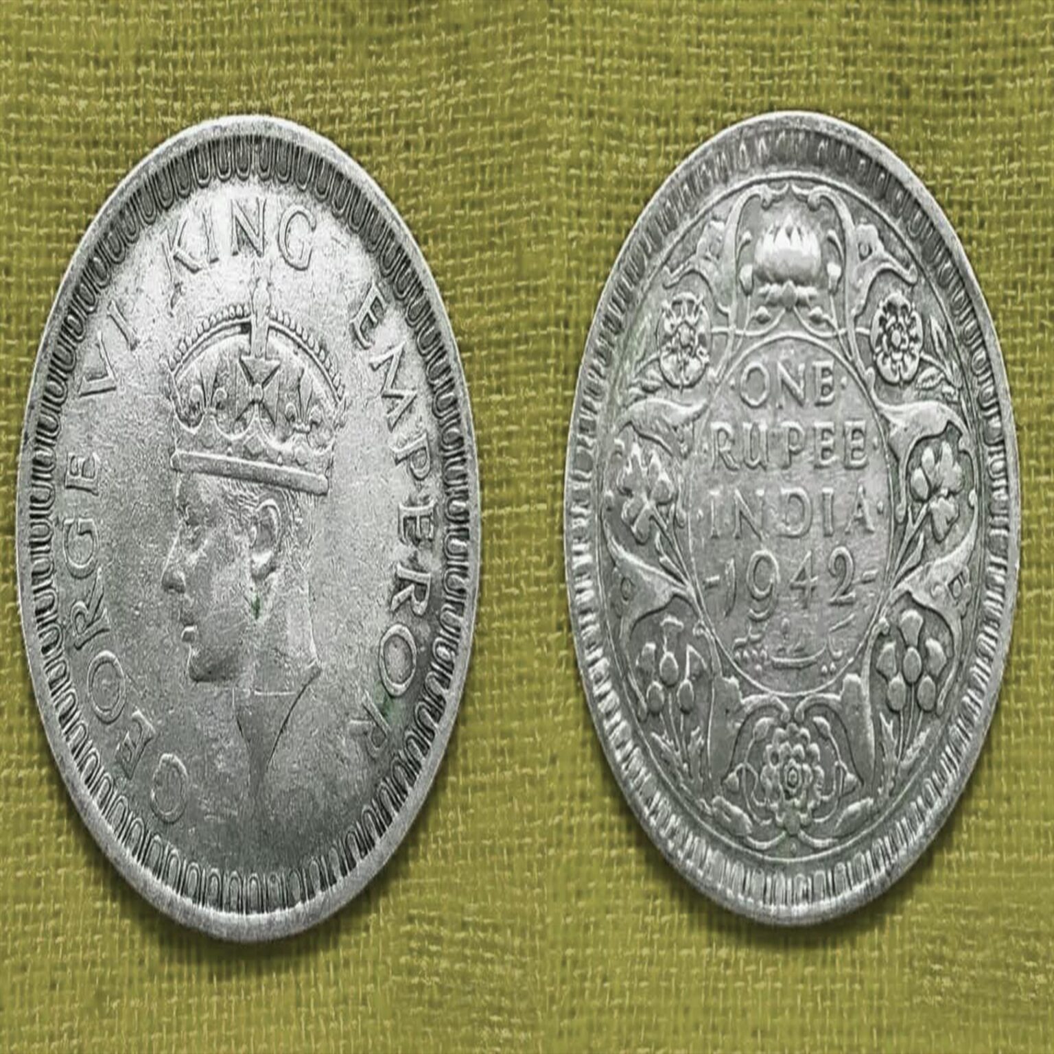 One Rupee Old Coins