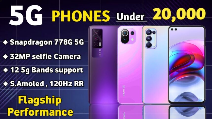 5G smartphones under ₹20,000