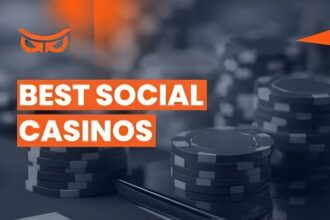Social Casinos 2025 interface with virtual slot machines and live player avatars